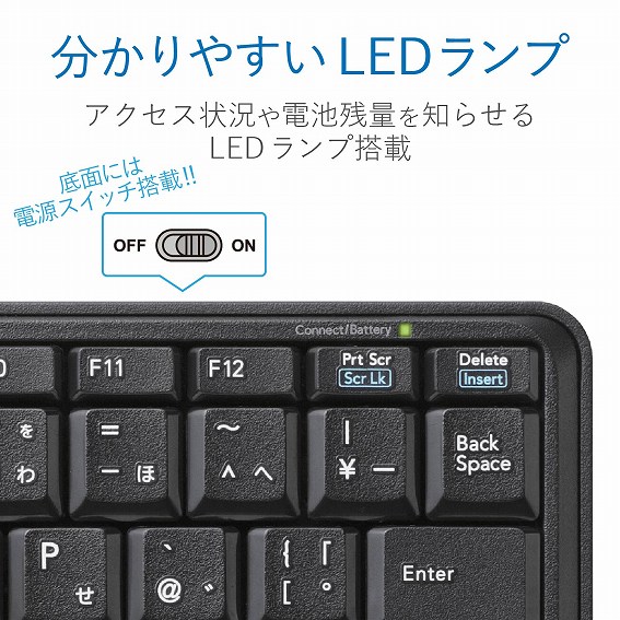 �G���R���@ELECOM  �y�X�}�z�^�^�u���b�g�Ή��z���C�����X�L�[�{�[�h�mBluetooth3.0�EAndroid�^iOS�^Win�^Mac�n�É��i���{�� 84�L�[�E�u���b�N�j�@TK-FBM093SBK [���C�����X]