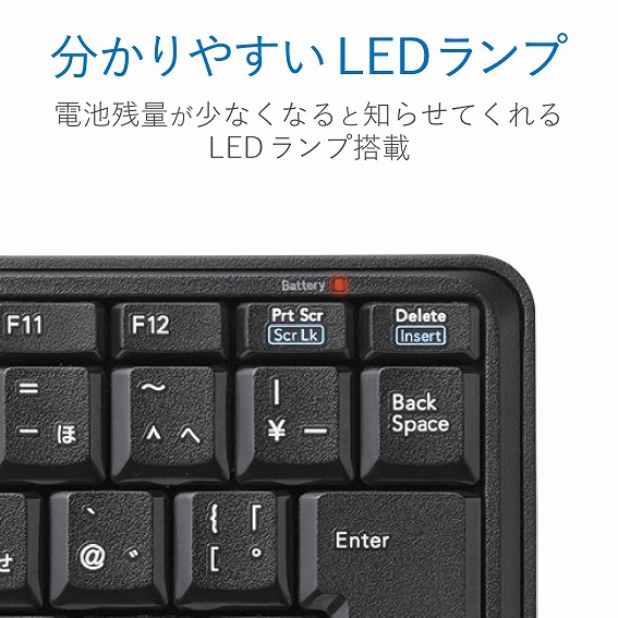 �G���R���@ELECOM  TK-FDM091STBK �L�[�{�[�h�@�~�j�@�É� �u���b�N [USB /���C�����X]