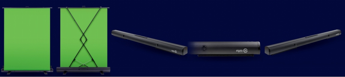 �p�l�� ELGATO�@�G���K�g  Green Screen 10GAF9901 �r�b�N�J���� �R���Z�ACORAIR �z�M �O���[���X�N���[�� YOUTUBE �z�M�@��