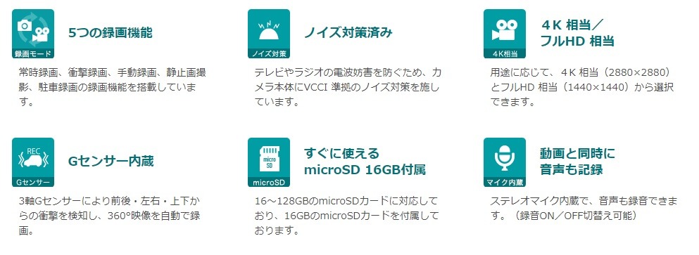 �T�̘^��@�\�@�m�C�Y�΍�ς݁@�SK�����@�t��HD����