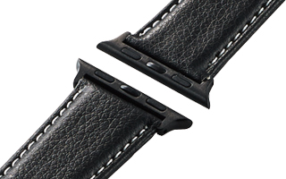 Apple Watch 38mm�p ���B�[�K�����U�[�o���h�i�u���b�N�j AW-38BDLRB �G���R��