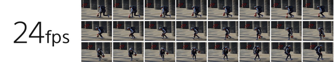 ����I�u�Ԃ�؂���AF�EAE�ǐ� �ō���24�R�}/�b�̍����A��