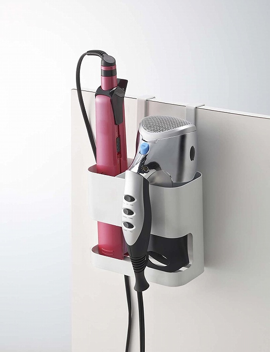 �h���C���[&�w�A�[�A�C�����z���_�[�@�z���C�g(Beautes Blow Dryer & Iron Holder WH)