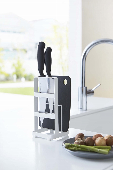 �v���[�g�@��E�܂ȔX�^���h�@�z���C�g(Knife & Cutting Board Stand Plate) 02436 �z���C�g