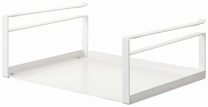 �v���[�g�@�˒I�����[���b�N�@�z���C�g(Plate Under Shelf Storage Rack WH) 02443 �z���C�g