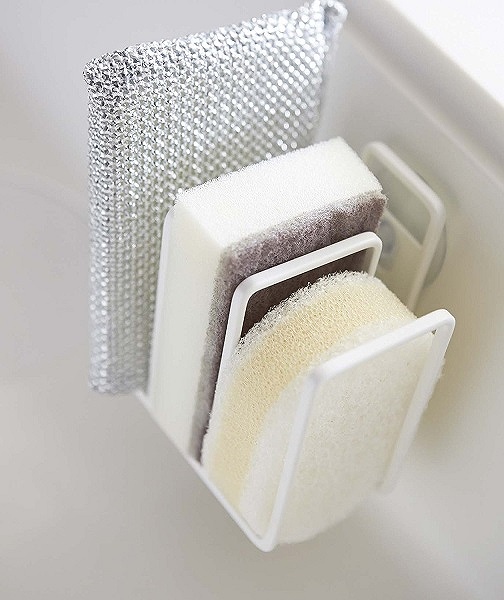 �v���[�g�@�z�ՃX�|���W�z���_�[�R�A�@�z���C�g(Plate Sponge Holder WH) 02495 �z���C�g