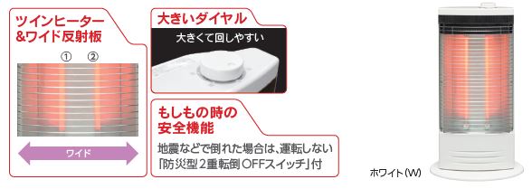 �g���g�~�@TOYOTOMI  EH-Q100I �d�C�X�g�[�u / EHQ100IW �z���C�g