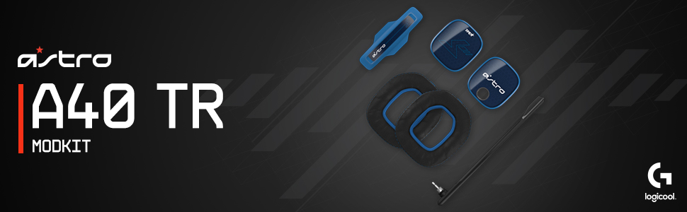 Logicool G Astro A40 TR Mod Kit A40TR-MKRD PS4 �m�C�Y�L�����Z�����O�C���[�N�b�V����