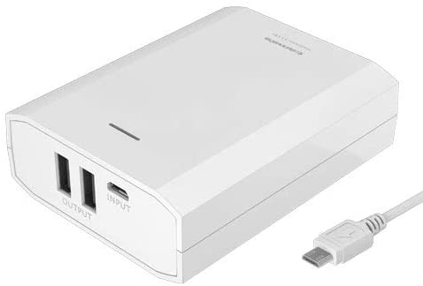 �����d�q�H�Ɓ@Tama�@Electric  TL80SA ���o�C���o�b�e���[ �z���C�g [10400mAh /microUSB /�[�d�^�C�v]