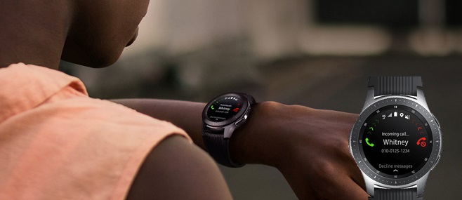 SAMSUNG Galaxy Watch (42mm) SM-R810NZDAXJP ���[�Y�S�[���h