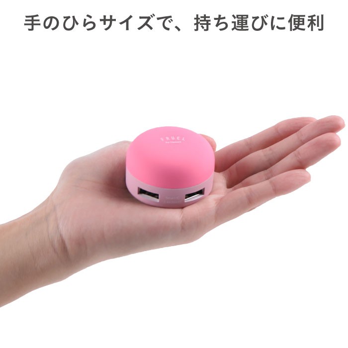 FRUEL �t���[�G�� 2�|�[�gUSB-AC�[�d��̓���