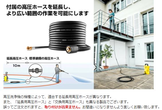 �P���q���[�@KARCHER  ���������z�[�X10m 2.644-019.0�@�r�b�N�J����