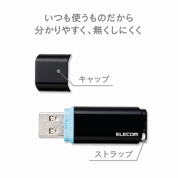 GR@ELECOM  MF-BBU3032GWH USB MF-BBU3WHV[Y zCg [32GB /USB3.1 /USB TypeA /Lbv]