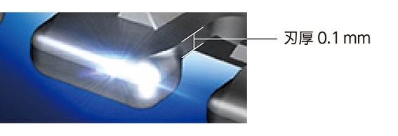 ��0.1 mm�̒Z���܂Œ���