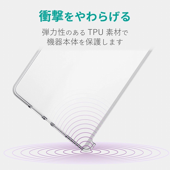 �^�u���b�gPC�P�[�X �G���R���@ELECOM  iPad mini 2019 �\�t�g�P�[�X �N���A TB-A19SUCCR �N���A