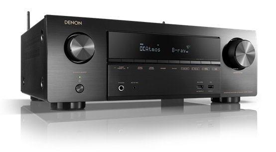 �f�m���@Denon  AVR-X1600HK AV�A���v DENON �u���b�N [�n�C���]�Ή� /Bluetooth�Ή� /Wi-Fi�Ή� /���C�hFM�Ή� /7.1ch /DolbyAtmos�Ή�]