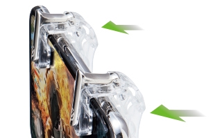 �X�}�z�p�Q�[���A�N�Z�T�� �t�B���K�[�{�^�� �����^ 2�{�^�� �X�}�z�N���[�i�[�t �N���A P-GMFS2B01CR