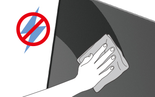 �G���R���@ELECOM  �e���r�p�N���[�i�[ �N���X �Ód�C�}�� AVD-TVCCAS02