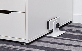 �e���r�֘A�i �ϐk�X�g�b�p�[ �G���R���@ELECOM  �L���X�^�[�X�g�b�p�[ �ω׏d80kg TS-F013BR