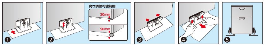 �e���r�֘A�i �ϐk�X�g�b�p�[ �G���R���@ELECOM  �L���X�^�[�X�g�b�p�[ �ω׏d80kg TS-F013BR