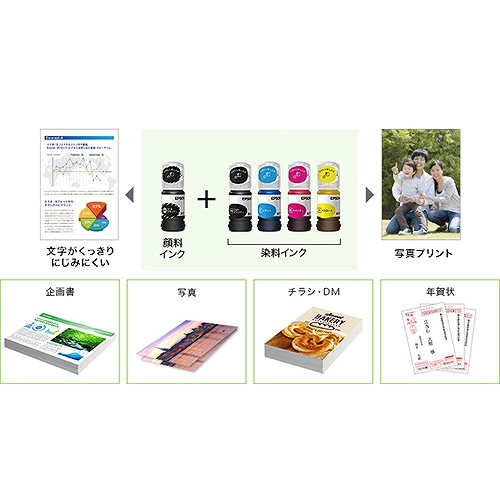 �G�v�\���@EPSON  EW-M752T A4�J���[�C���N�W�F�b�g�����@ �G�R�^���N���ڃ��f�� �z���C�g [L���`A4]