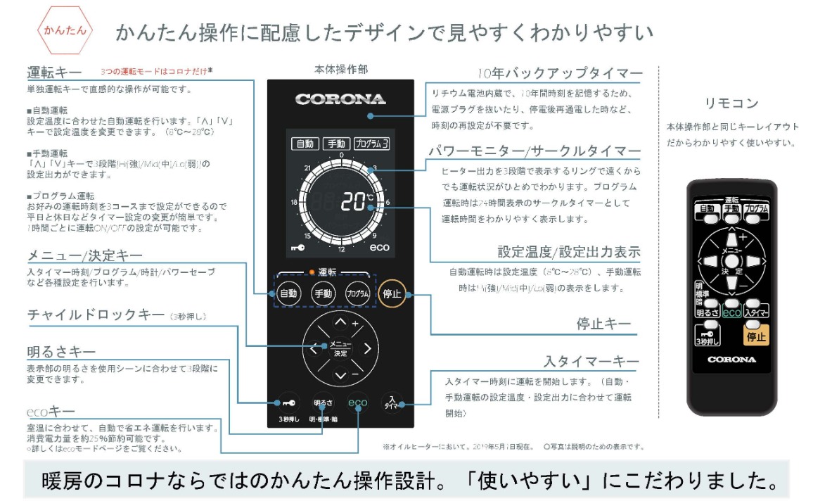 買い取り コロナ オイルレスヒーター 10畳 グレイスブラック CORONA NOIL HEAT ノイルヒート DHS-1519-KH fucoa.cl