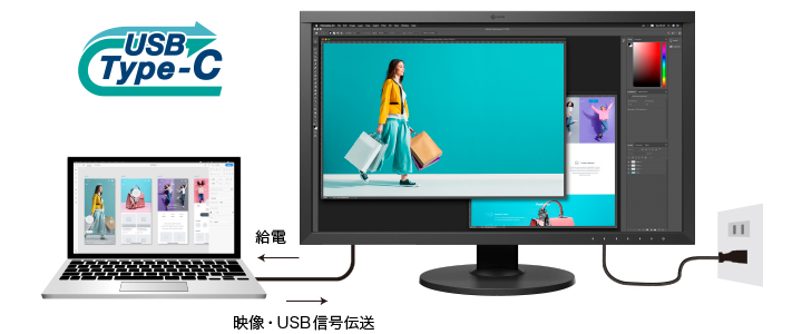 �m�[�gPC�ƃP�[�u��1�{�ł�������ڑ�