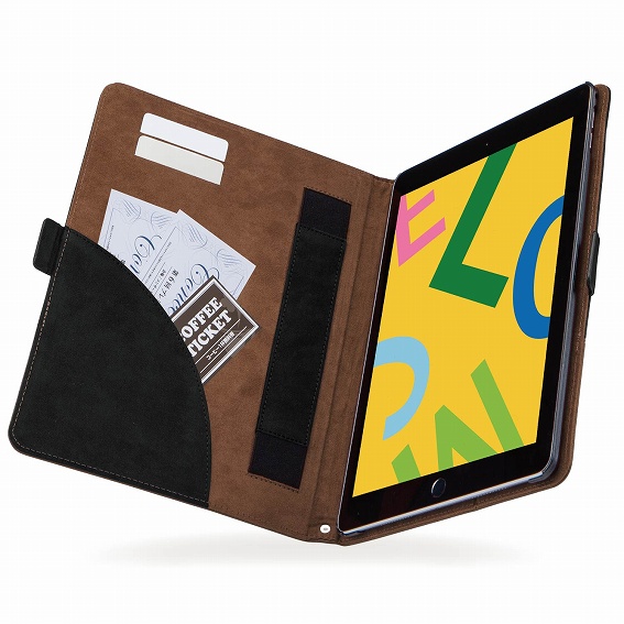 �^�u���b�gPC�P�[�X �G���R���@ELECOM  iPad 10.2(��7/��8����Ή�) ���ڻް �ذ�ݸ�� TB-A19RPLFDTBK �u���b�N&times;�u���E��