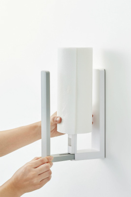 �v���[�g�@�X�g�b�p�[�t�}�O�l�b�g�L�b�`���y�[�p�[�z���_�[(Magnet Kitchen Paper Holder With Stopper Plate) 3420 �z���C�g