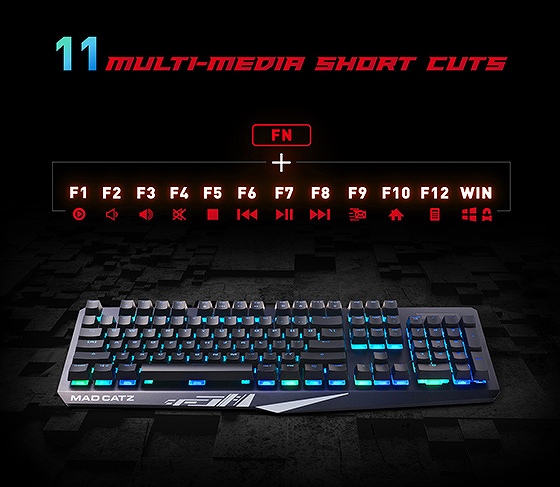 MAD�@CATZ�@�}�b�h�L���b�c  KS13MRUSBL000-0J �Q�[�~���O�L�[�{�[�h S.T.R.I.K.E. 2(�p��z��) �� [USB /�L��]