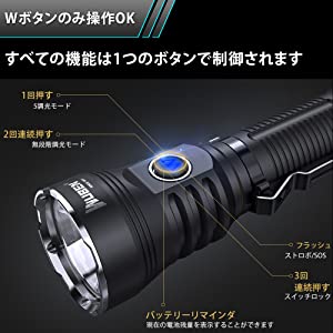 WUBEN�@�E�[�x�� �����d�� USB�[�d���@�h�o�h������IP68�@