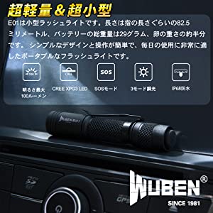 WUBEN�@�E�[�x�� �����d�� �@�h�o�h������IP68�@