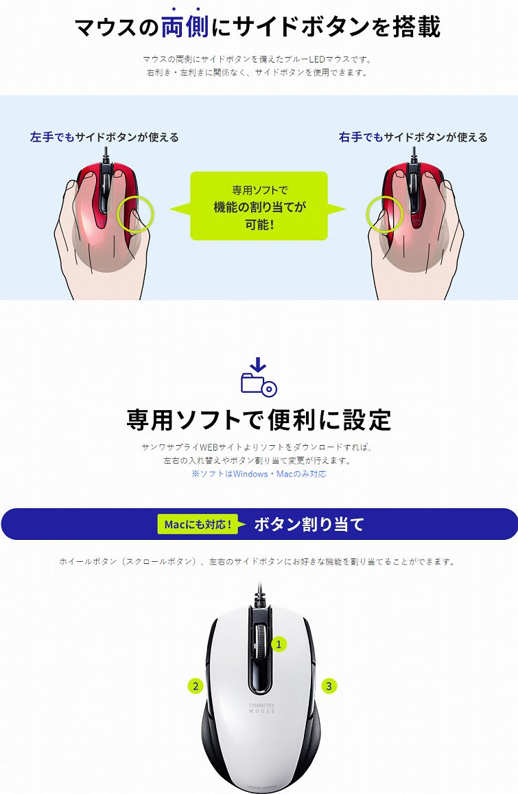 �}�E�X [BlueLED /5�{�^�� /USB /�L��]