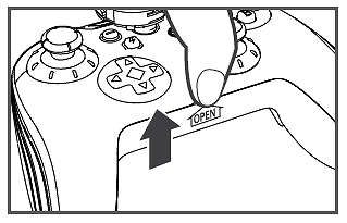 �@�{���i�̉���(OPEN)�̌����摜�̂悤�ɁA�܂����������āA�����グ��ƃp�l�����J���܂�