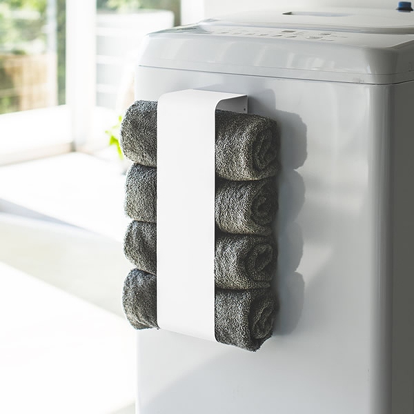 �}�O�l�b�g�o�X�^�I���z���_�[�@�v���[�g(Magnet Bath Towel Holder) �z���C�g 3583