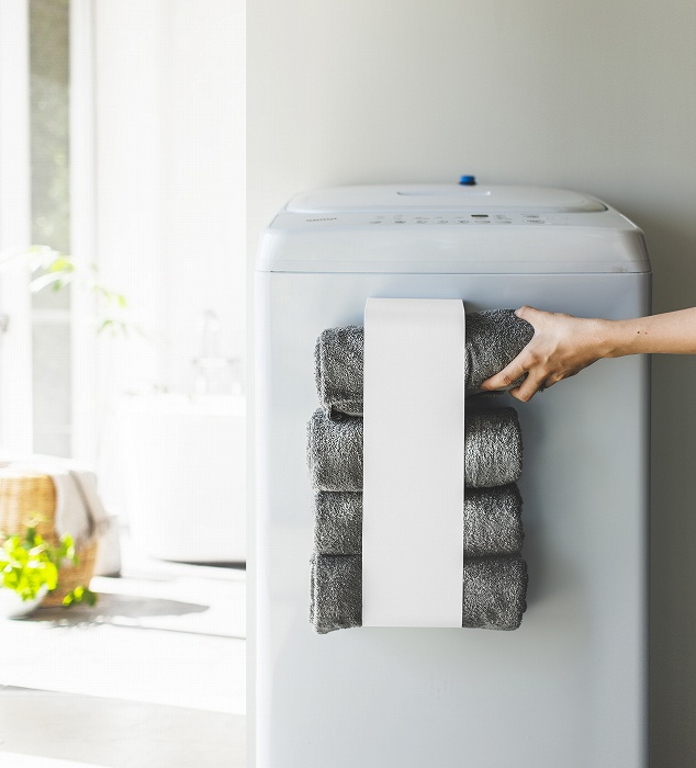 �}�O�l�b�g�o�X�^�I���z���_�[�@�v���[�g(Magnet Bath Towel Holder) �z���C�g 3583