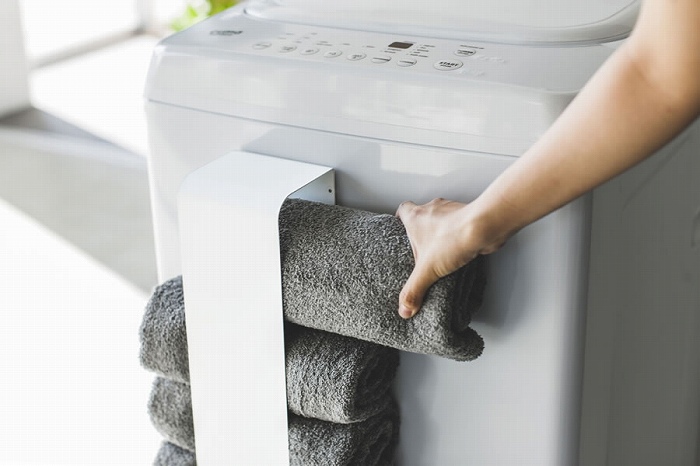 �}�O�l�b�g�o�X�^�I���z���_�[�@�v���[�g(Magnet Bath Towel Holder) �z���C�g 3583