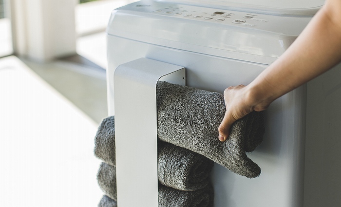 �}�O�l�b�g�o�X�^�I���z���_�[�@�v���[�g(Magnet Bath Towel Holder) �z���C�g 3583