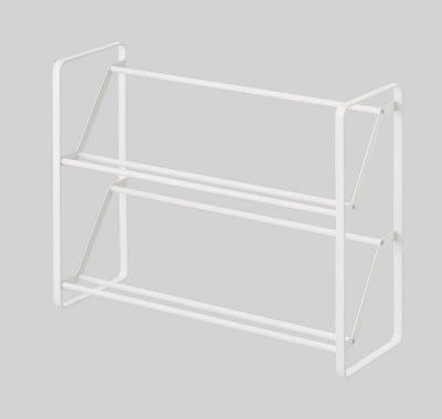 �X�����V���[�Y���b�N�@�t���[��2�i�@�z���C�g(Slim Shoes Rack Frame 2 Shelves WH) �z���C�g 02389