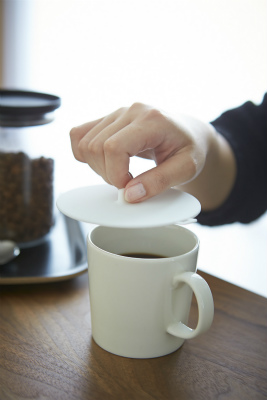 �J�b�v�J�o�[�@�A�N�A(Silicone Cup Cover AQUA) �z���C�g