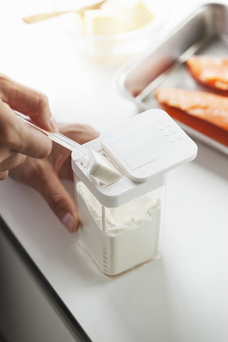 ���������X�p�C�X�{�g���@�A�N�A�@�z���C�g(Flour & Spice Bottle WH) �z���C�g 03231