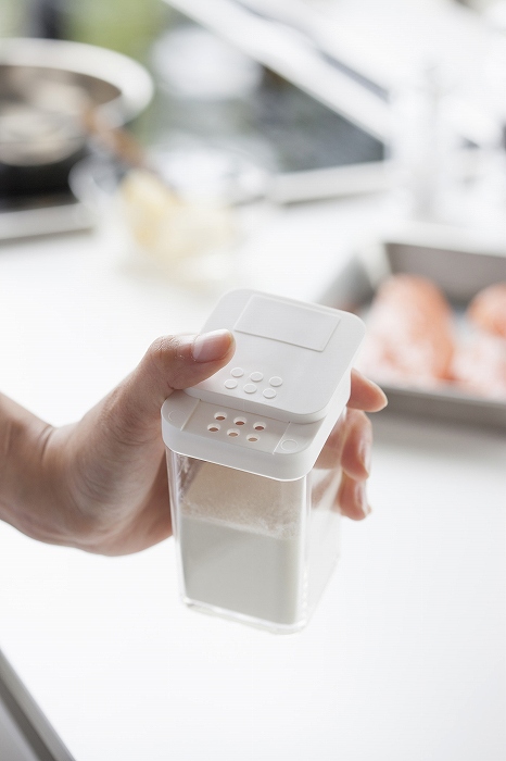 ���������X�p�C�X�{�g���@�A�N�A�@�z���C�g(Flour & Spice Bottle WH) �z���C�g 03231