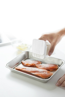 ���������X�p�C�X�{�g���@�A�N�A�@�z���C�g(Flour & Spice Bottle WH) �z���C�g 03231