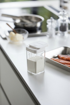 ���������X�p�C�X�{�g���@�A�N�A�@�z���C�g(Flour & Spice Bottle WH) �z���C�g 03231