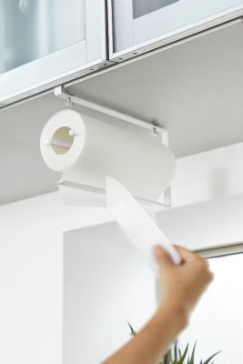 �Ў�ŃJ�b�g�˒I���L�b�`���y�[�p�[�z���_�[L(Kitchen Paper Holder) �z���C�g 03298