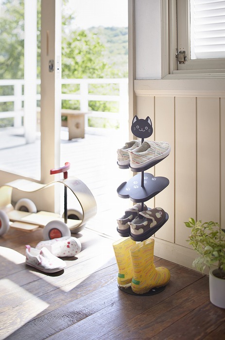 �L�b�Y�V���[�Y���b�N�@�N�}(Kid�fS Shoes Rack Yl) 07963