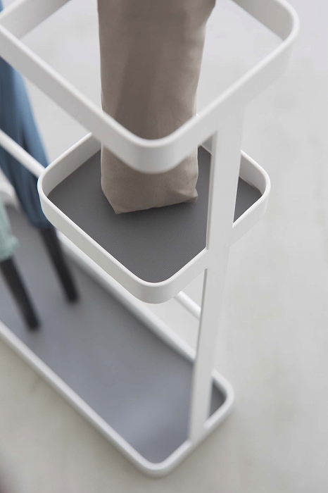 02228 �P���ā@�v���[�g�X�����@�z���C�g(UmBRella Stand Plate Slim WH) �z���C�g