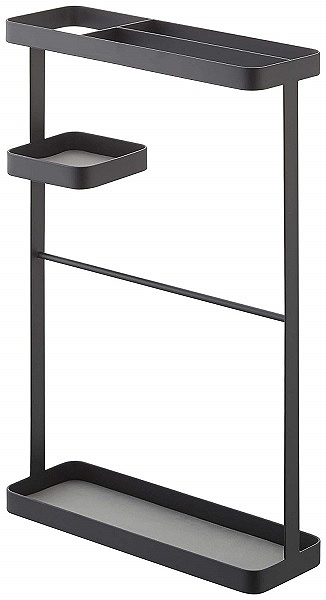 02229 �P���ā@�v���[�g�X�����@�u���b�N(UmBRella Stand Plate Slim BK) �u���b�N