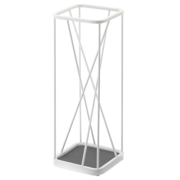 02807 �P���ăi�C���X�N�G�A�@�z���C�g(Nine Square Umbrella Stand WH) �z���C�g