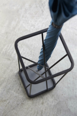 02808 �P���ăi�C���X�N�G�A�@�u���b�N(Nine Square Umbrella Stand BK) �u���b�N